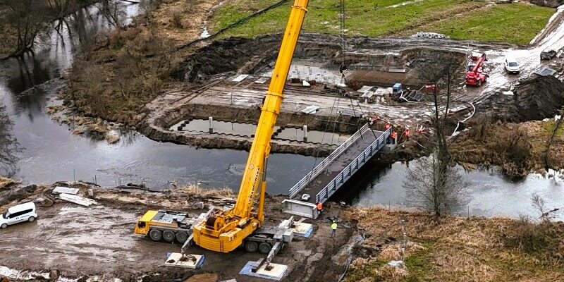 S6 construction site bridge